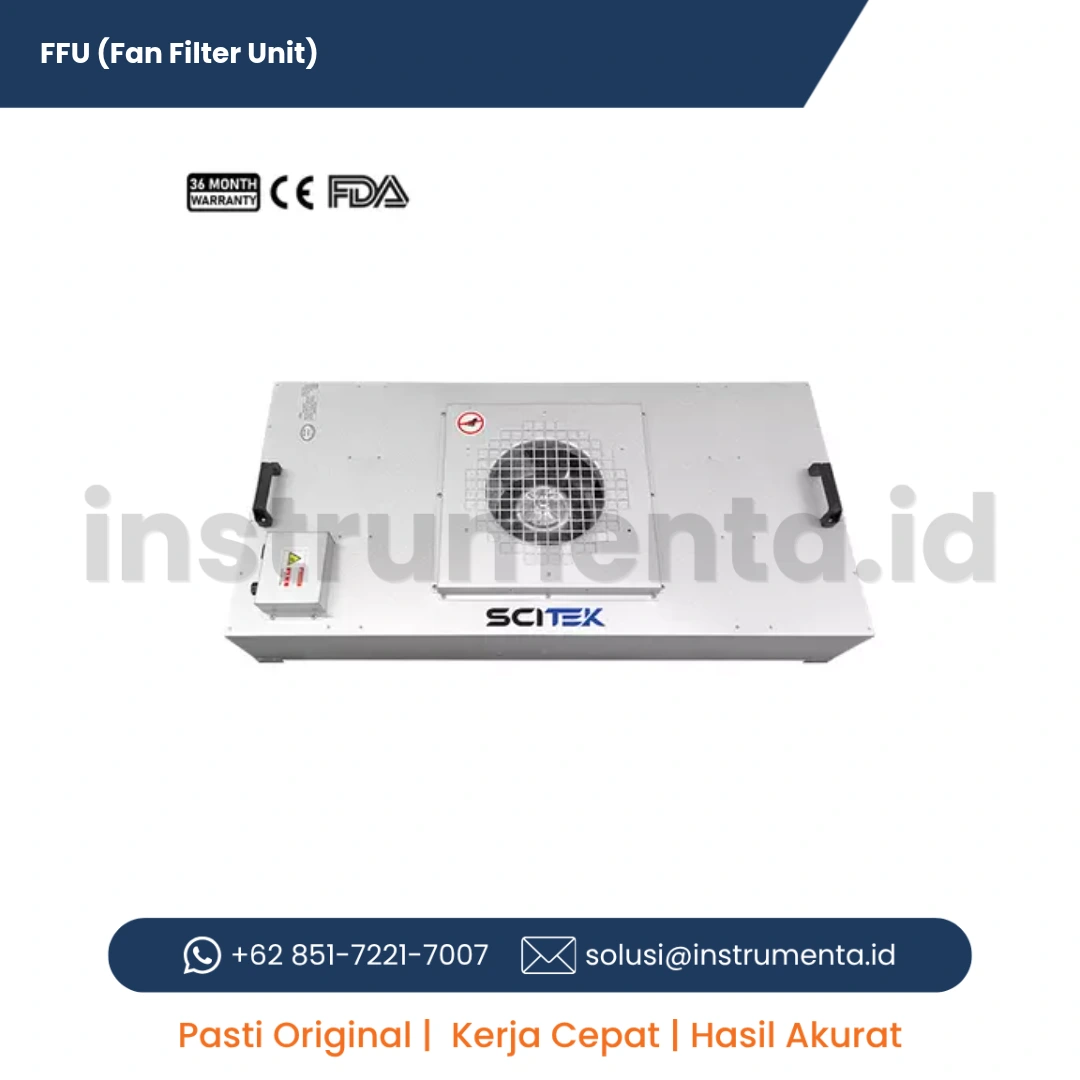 Heavy Duty Fan Filter Unit FFU Scitek FFU-1000 Sistem Ventilasi Udara Bersih Cleanroom